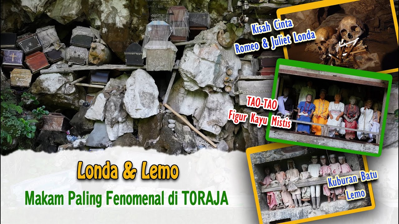 Makam Paling FENOMENAL di TORAJA 😨 | LONDA & LEMO 😨