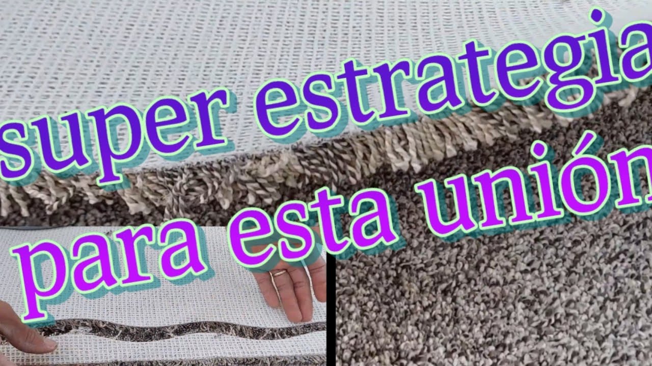 soluciones para una unión en carpet, cuando se unen dos colores iguales, que puedes aser.?