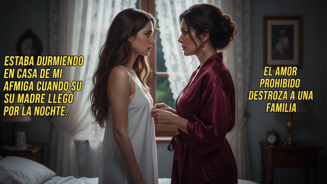 Estaba durmiendo en casa de mi amiga cuando su madre llegó por la noche | El amor prohibido destroza