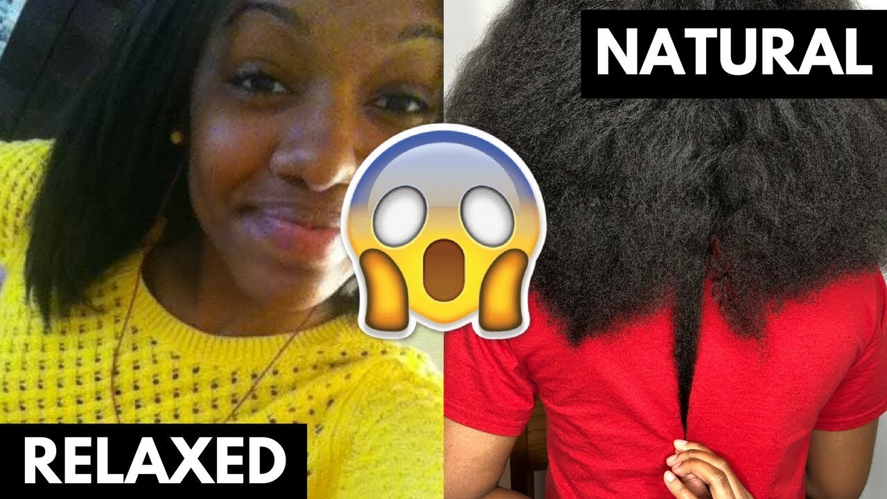 RELAXED TO NATURAL TRANSITION WITHOUT THE BIG CHOP | Transitioning Hair Care Tips