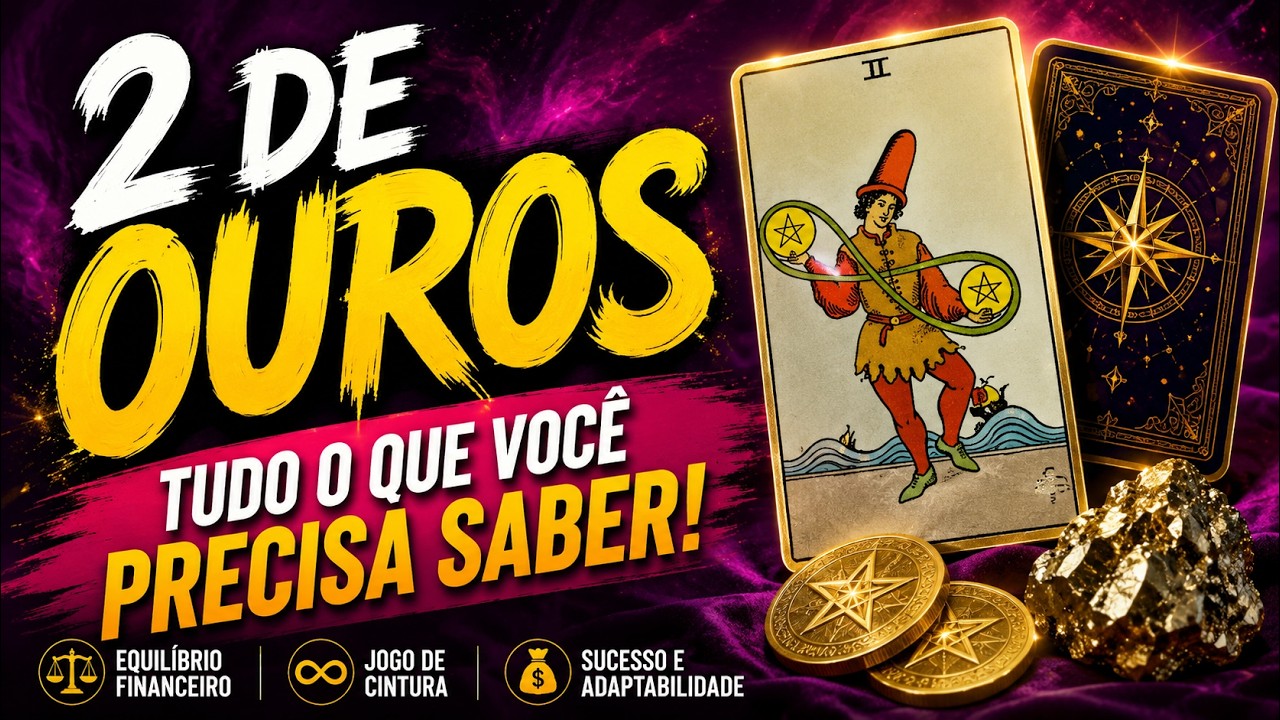 JOGO DE CINTURA - 2 DE OUROS | TAROT DESCOMPLICADO | LIZA GOLBA