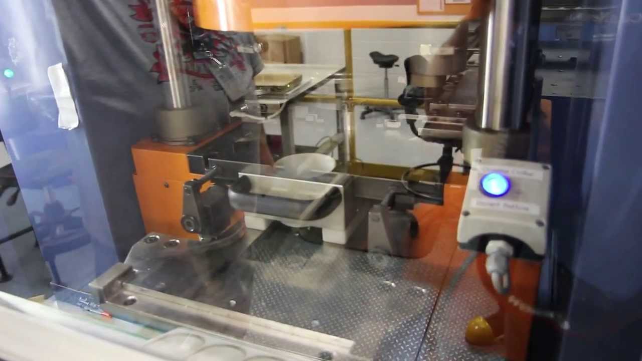 Grabener Press Striking ATB 5 Oz Silver Coins at Philadelphia Mint