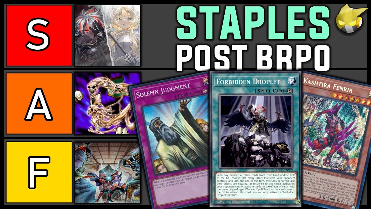 The Best Yu-Gi-Oh! Staples and Board Breaker Tier List For the Burst Protocol (BRPO) Format