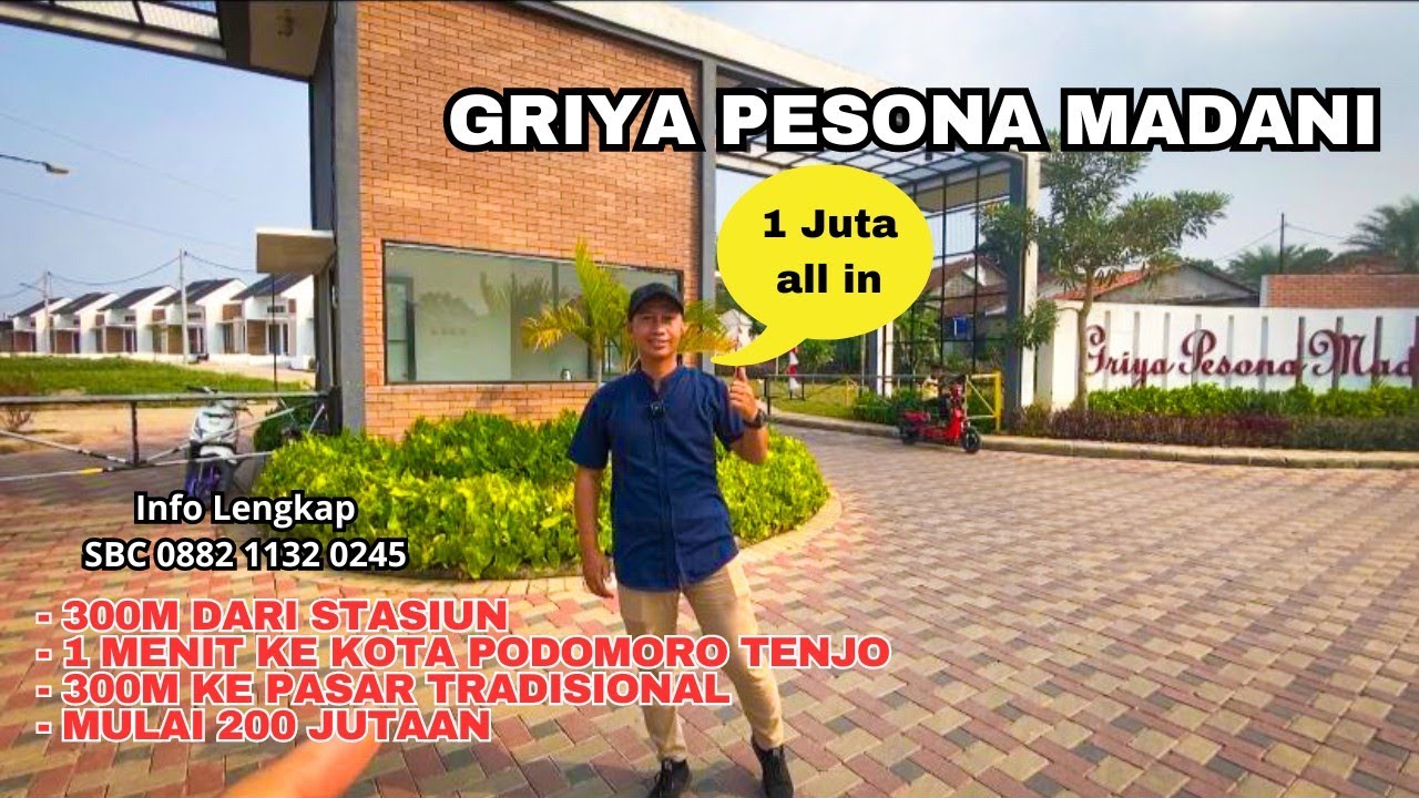 PERUMAHAN TERLARIS DI TENJO ‼️ | GRIYA PESONA MADANI