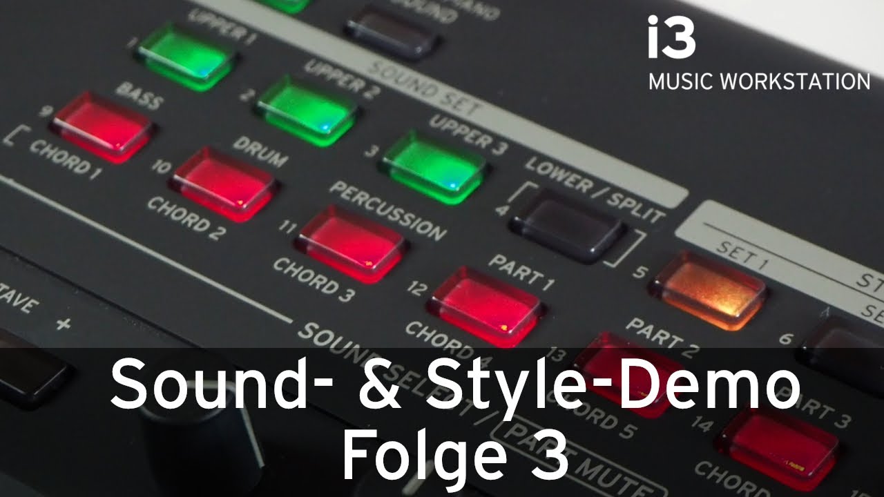 KORG i3 Style- und Sound-Demo Folge 3 - All Playing, No Talking!