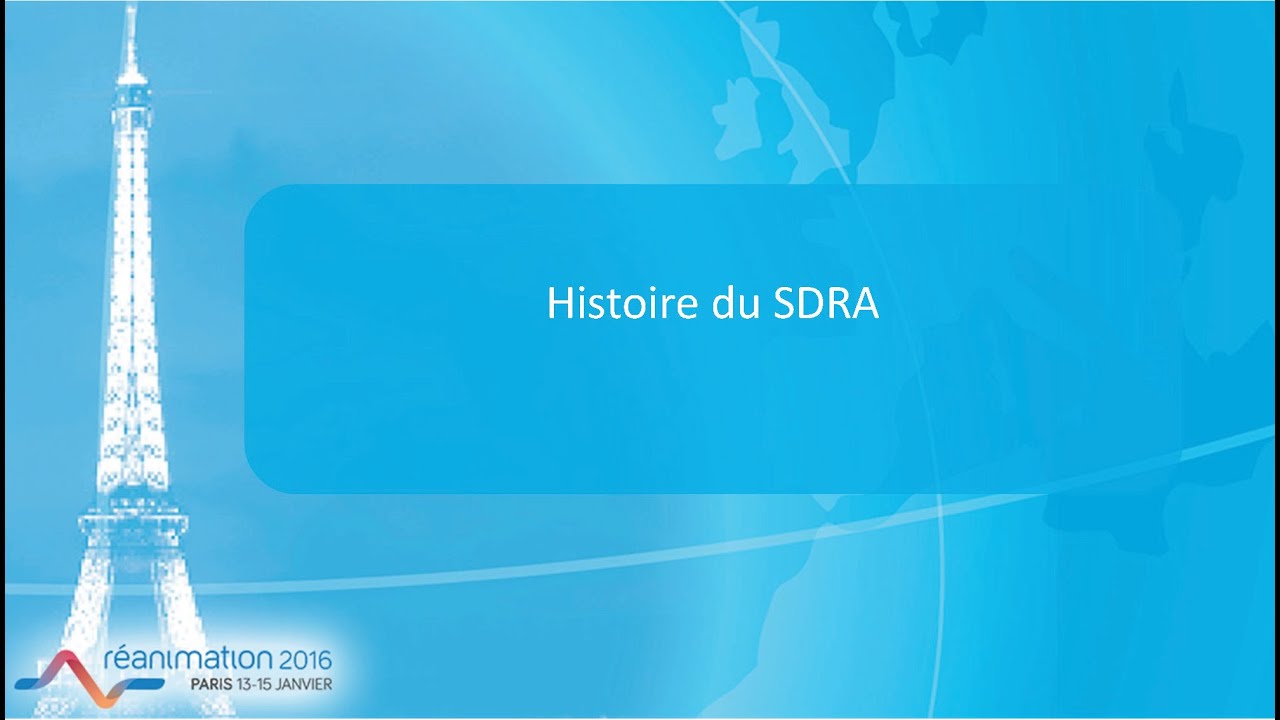 Réanimation 2016 - Histoire du SDRA L. GATTINONI