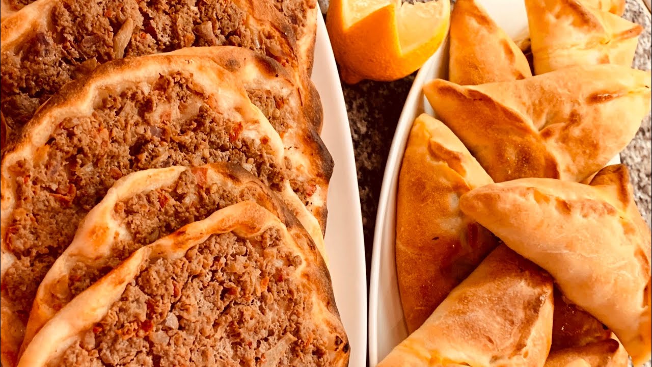 عجينة حصرية لقناتي❤️👍لحمة بعجين❤️وفطائر السبانخ👍