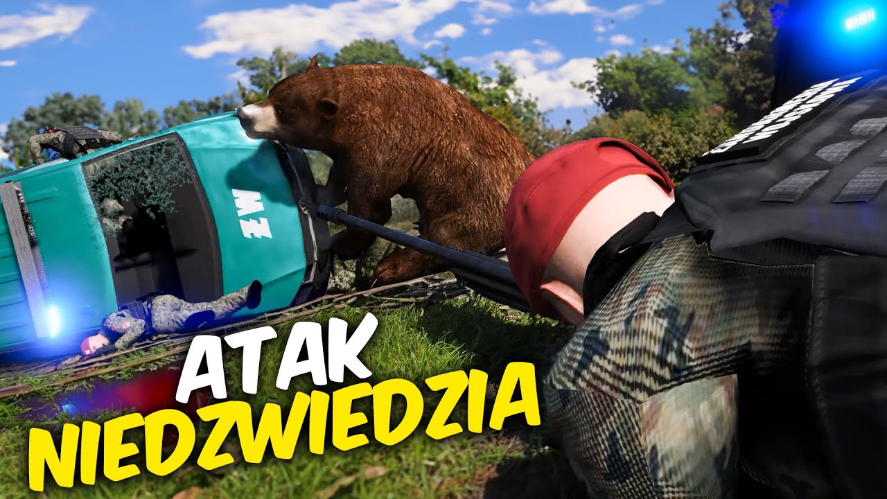 Polska Policja - STANĄŁ NAM NA DRODZE🐻| Żandarmeria Wojskowa