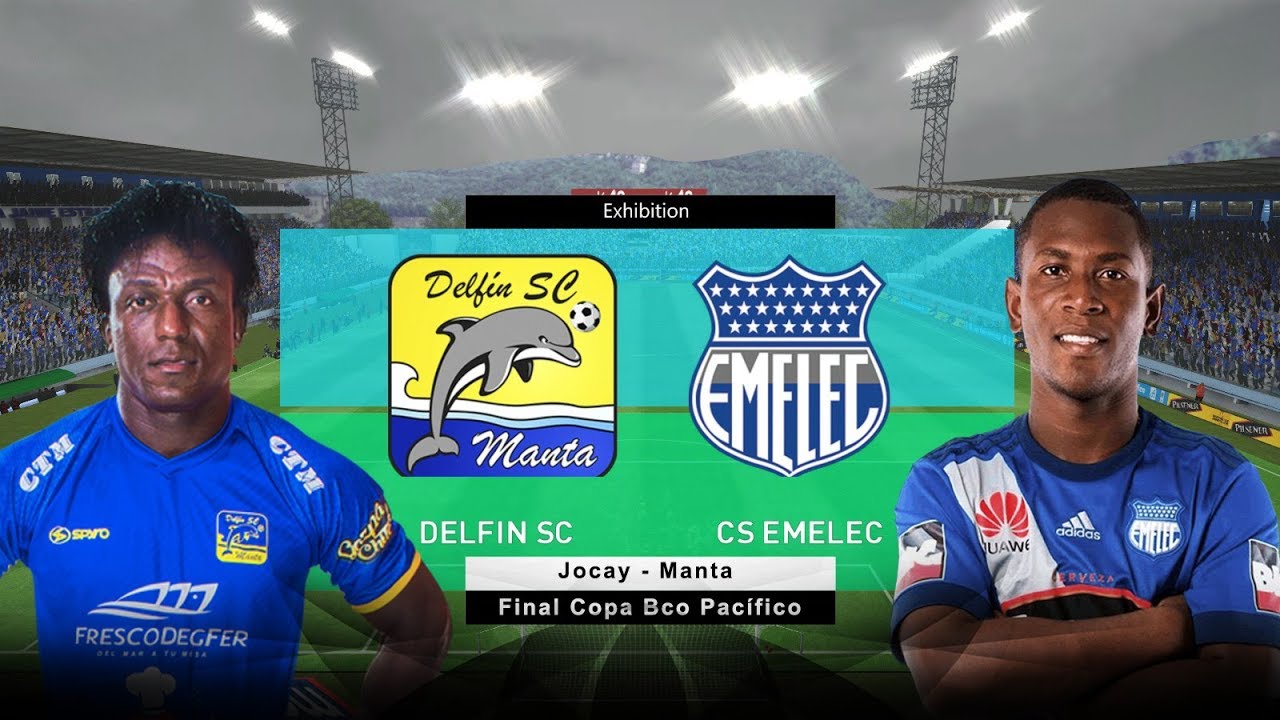 Delfín vs CS Emelec HD 17/12/2017| Final Vuelta Copa Banco Pacífico | GAMEPLAY PES2017
