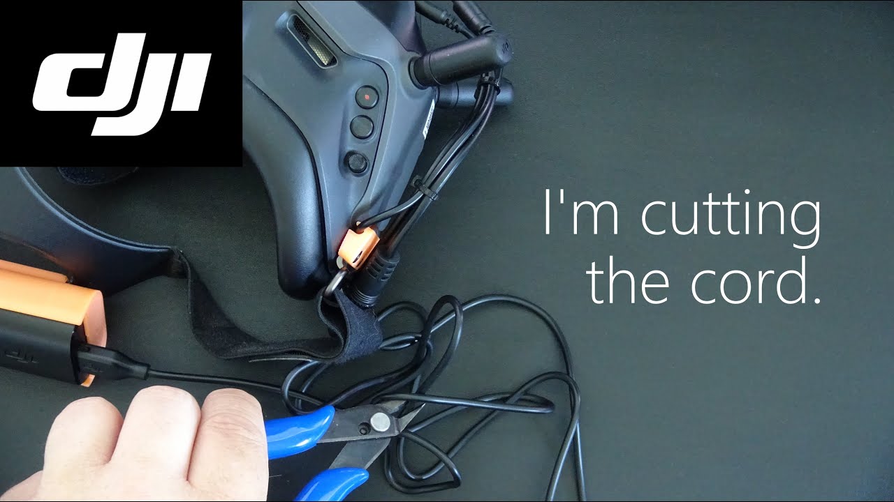 DJI Goggles Cutting the Cord