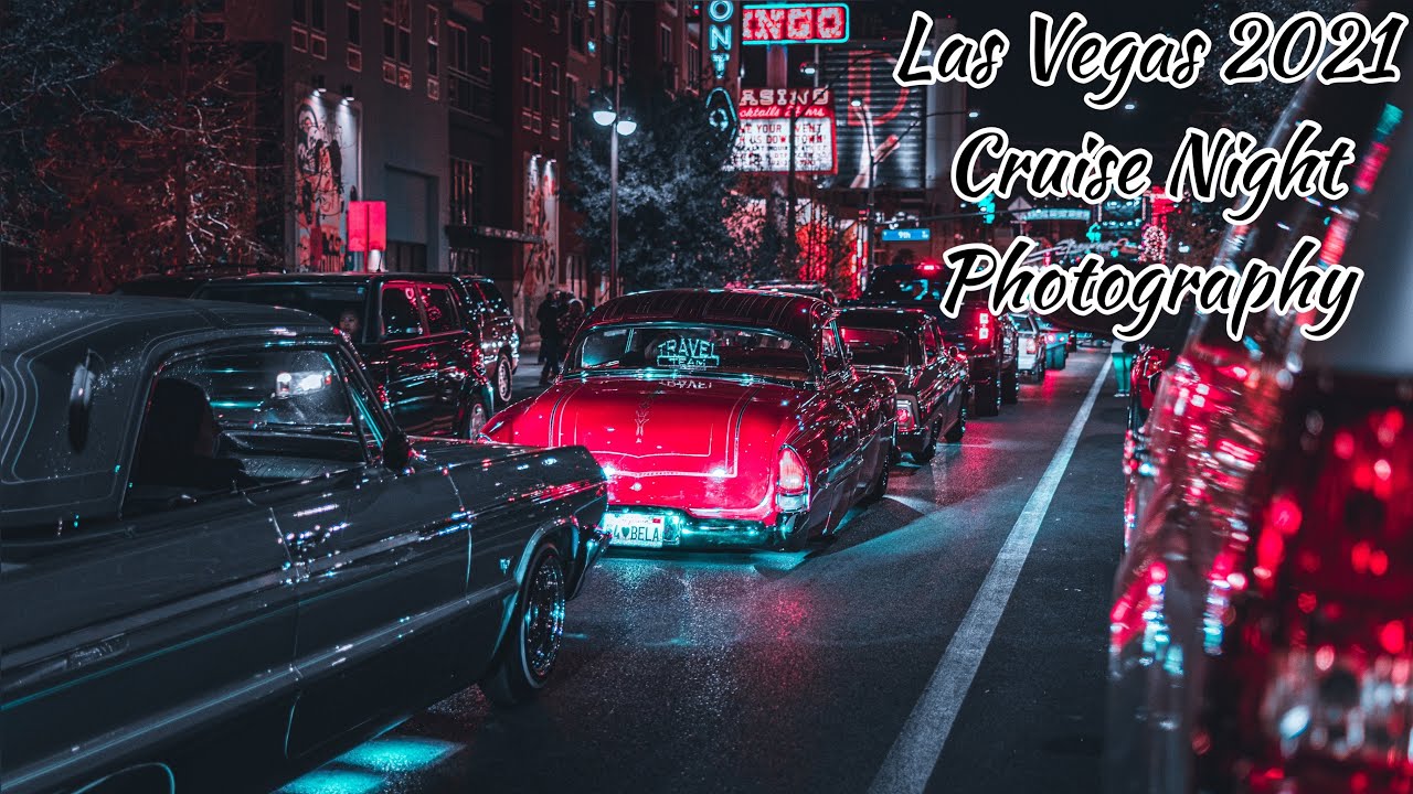 Las Vegas 2021 Lowrider Cruise Night Photography (POV)