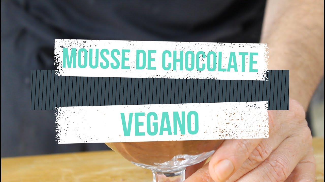 MOUSSE de CHOCOLATE FACIL con TOFU - 👉 Postres Veganos Faciles 