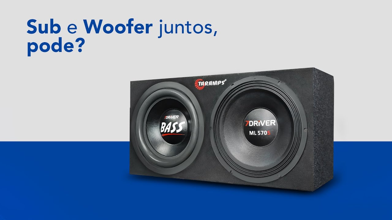 Posso usar um Subwoofer e um Woofer juntos no som Automotivo | Taramps Responde