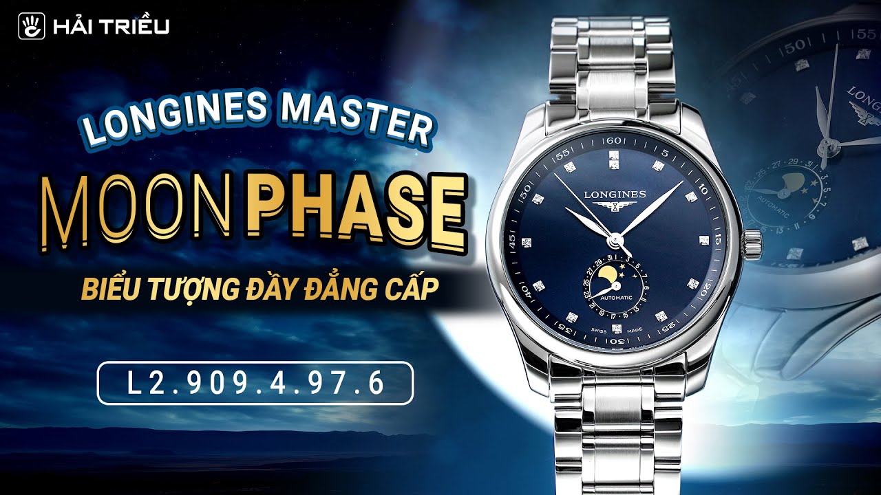 Đánh giá Đồng Hồ Longines Moonphase Master Collection | Longines L2.909.4.97.6 đẳng cấp ra sao?