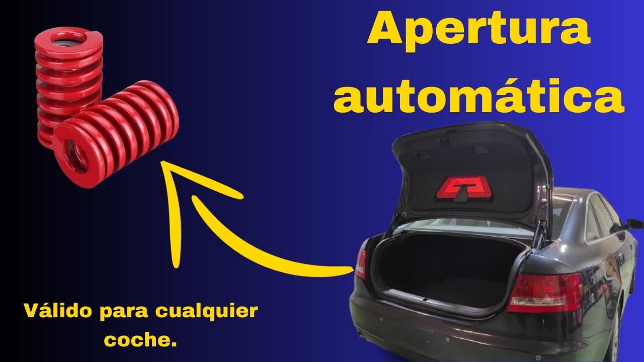 Apertura Automática de Maletero. Truco y Solución DEFINITIVA !! Audi A6 C6, Válido para A4, A3, A8.
