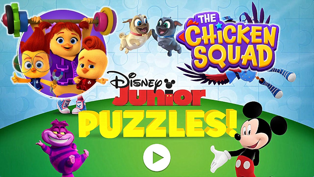 Disney Junior  Puzzles! | The Chicken Squad