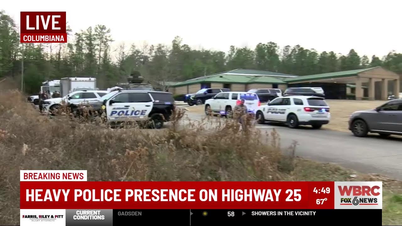 Heavy police presence in Columbiana