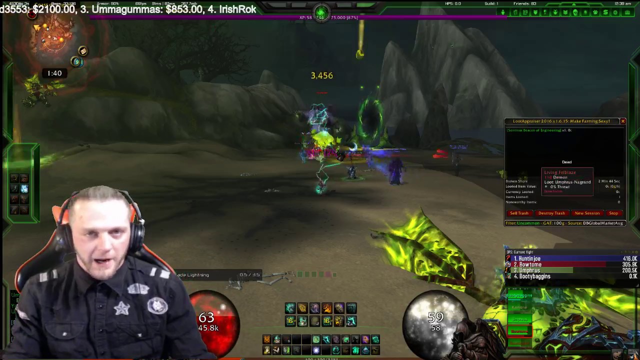 WOW LEGION CRAZY FAST LEVELING 100-110 1 LVL PER 10 MINS