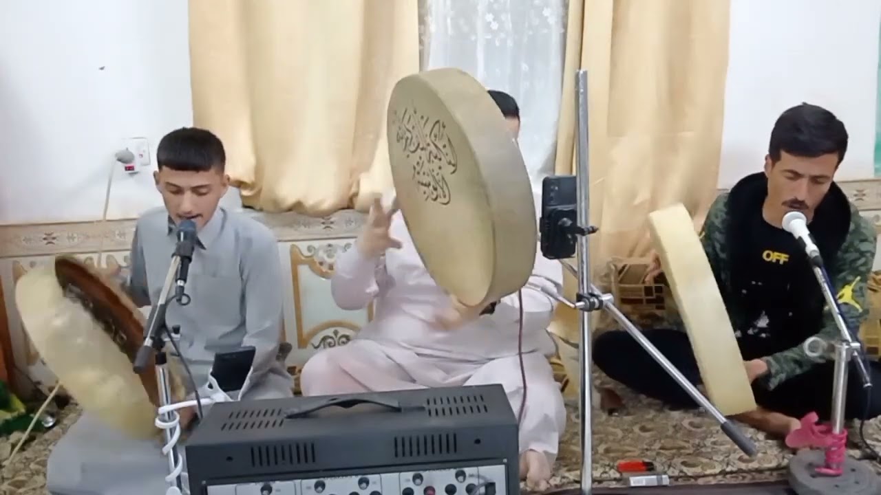 المداح شيبان الالوسي في التكية القادرية بحق السيد طعان الالوسي رحمه الله تعالى