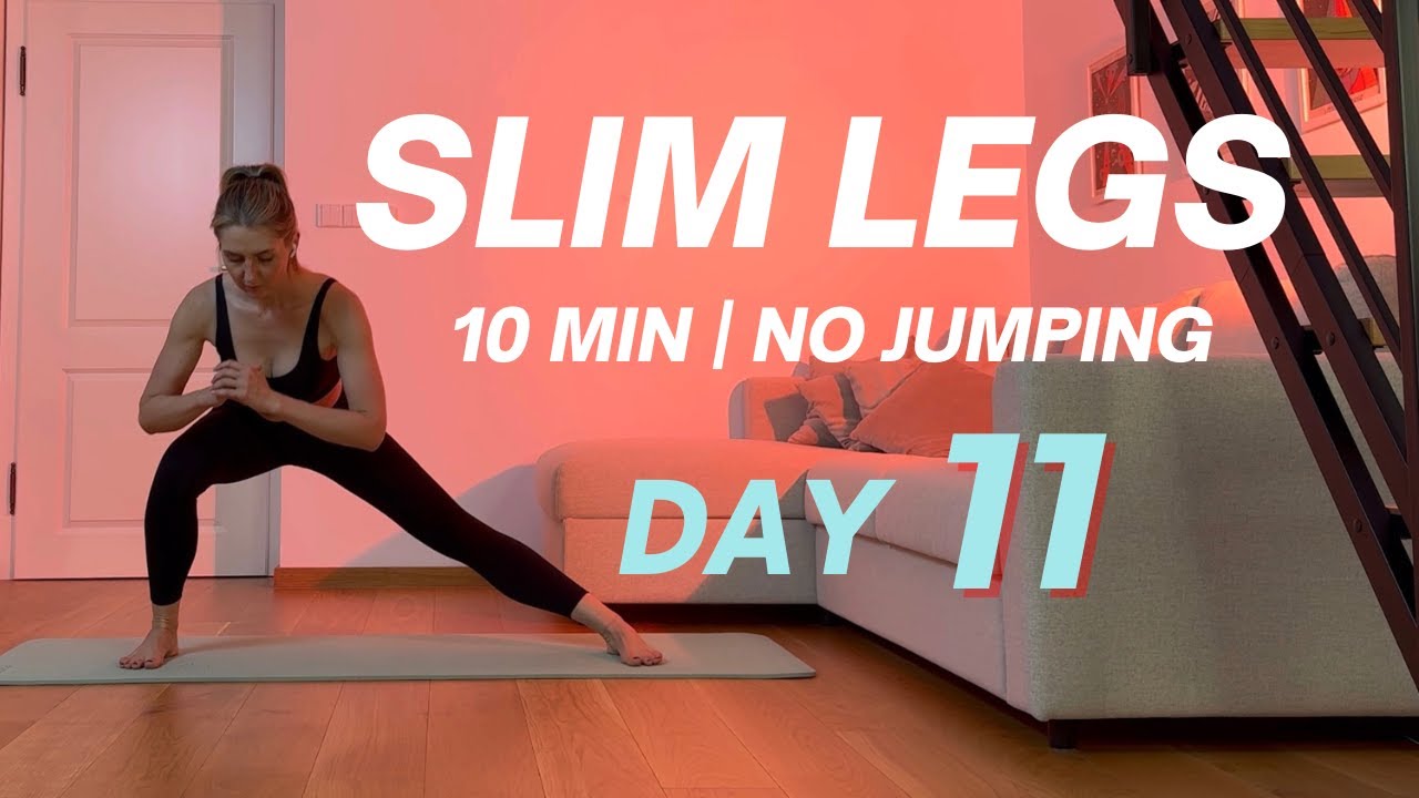 Slim Legs in 10 Minutes a Day 💥 No Jumping, No Equipment | Day 11 Legs Challenge