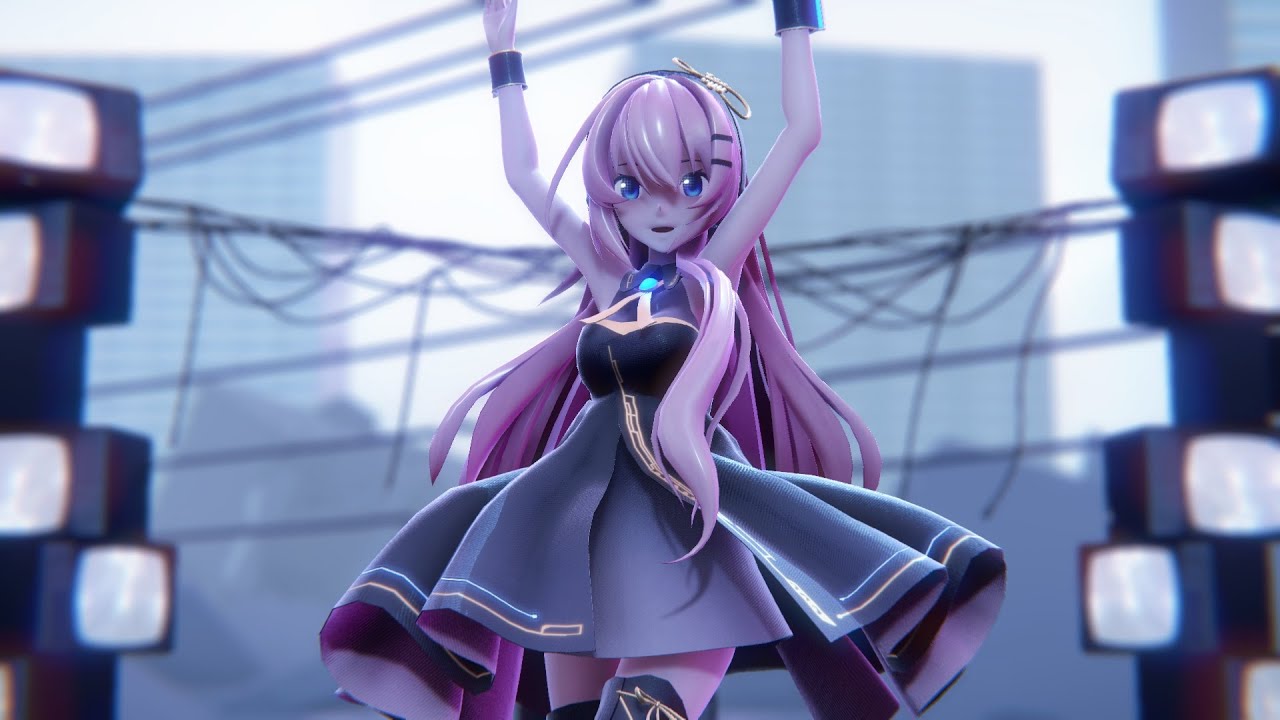 【MMD】Double Lariat / ダブルラリアット Double Bass Drum Remix 2021 (by 鬱P/アゴアニキ)【SOUR巡音ルカ】