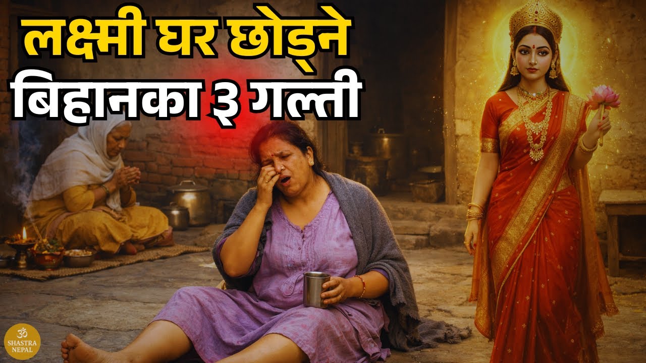 बिहान यी ३ काम नगर्नुहोस्, नत्र माता लक्ष्मीले सधैँको लागि घर छोडेर जानुहुनेछ! Shastra Nepal