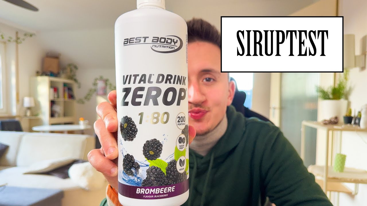 Best Body - Zerop Brombeere (Vital Drink) | SIRUPTEST