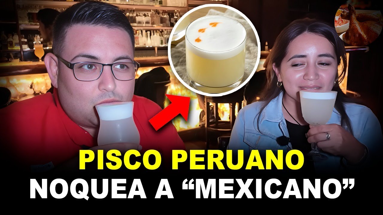 😱 ¡Mexicano en shock! 🥴 El Pisco Sour Peruano y El pollo a la Brasa SORPRENDE a la Comida MEXICANA