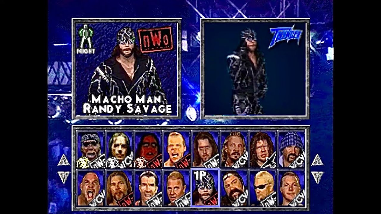 WCW/NWO Thunder (PSX) - Intro FMV / Roster / Rants / Unlockable Characters