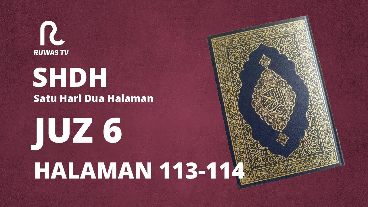 SHDH - Juz 6 Halaman 113-114
