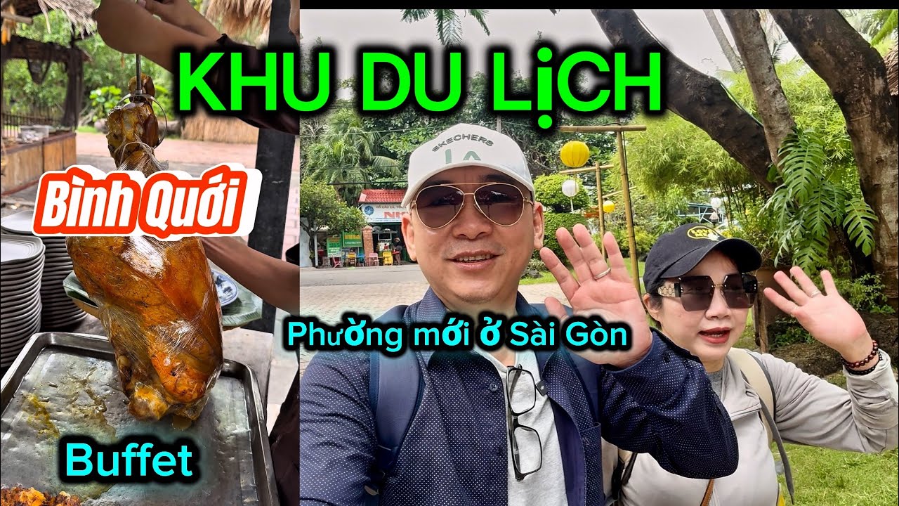 Tham Quan Khu Du Lịch Bình Quới 1 Đẹp Như Tranh Vẻ ,Với Buffet và Nhiều Ẩm Thực Niềm Nam Bộ.#96