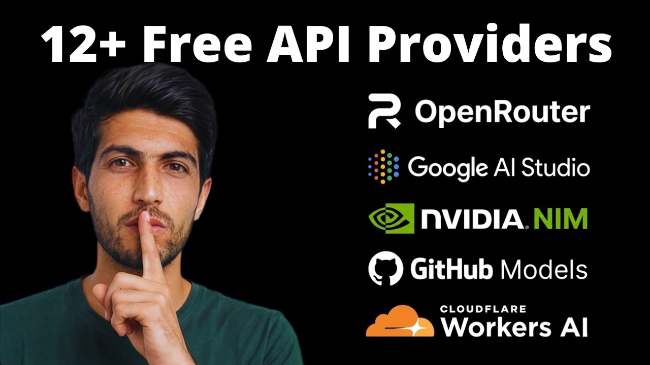 12+ Free LLM APIs You Can Use RIGHT NOW (No Credit Card)