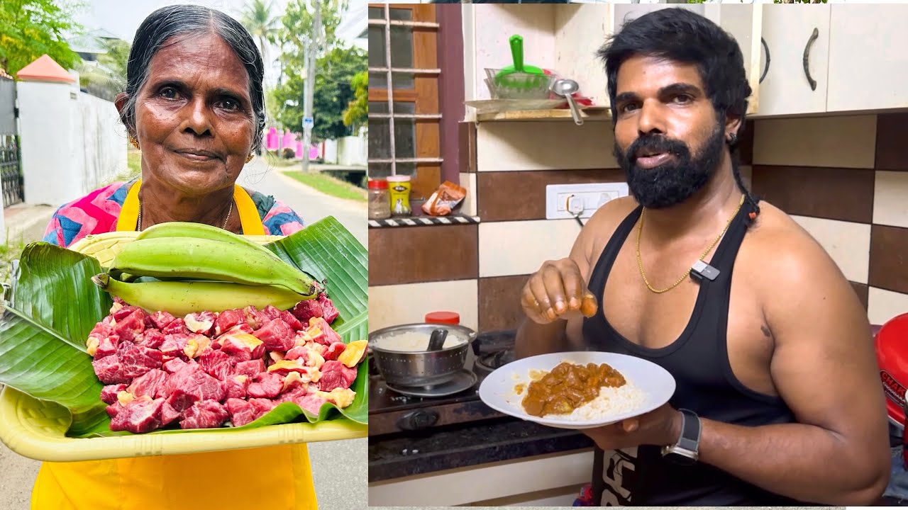 കൊച്ചിയിൽ കല്യാണത്തലേന്ന് വിളമ്പുന്ന ഇറച്ചിയും കായും വറുത്ത് അരച്ച് വച്ചത്...