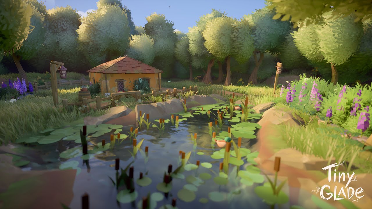 Tiny Glade - Cabin in the Woods Day Night Cycle