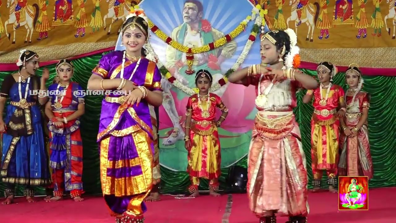 பகவானின் பாடல்களுக்கு குழந்தைகளின் பரதநாட்டியம் - குருபூஜை சிறப்பு நிகழ்ச்சி 