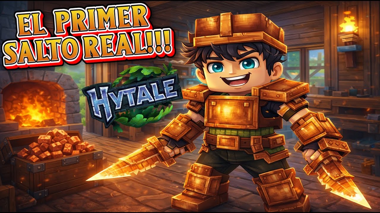 HYTALE Ahora sí empieza Guía de Progresión  PASO A PASO | farmea Cobre y crear tu Armadura - CAP 2