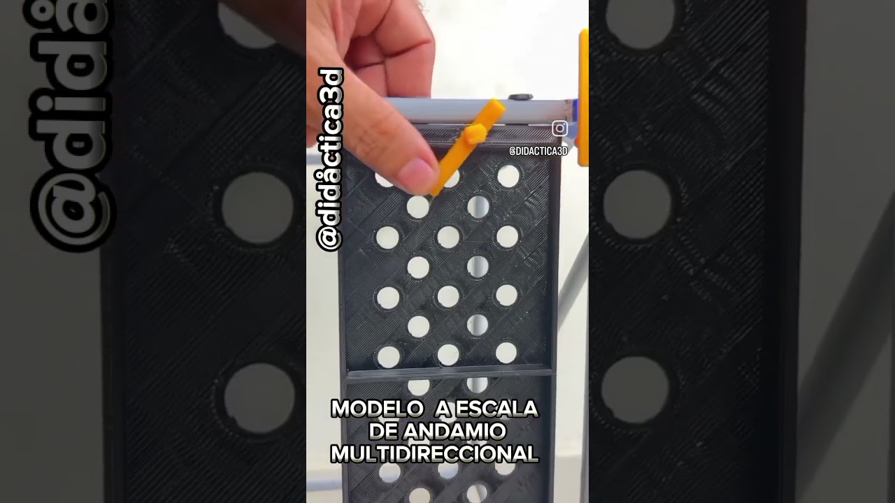 MODELO A ESCALA ANDAMIO MULTIDIRECCIONAL  