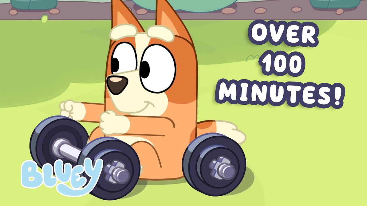 🔴LIVE: Active Bluey Adventures! 💨 😯 | 100+ MINUTES | Sporty Moments, and More! 💙 | Bluey