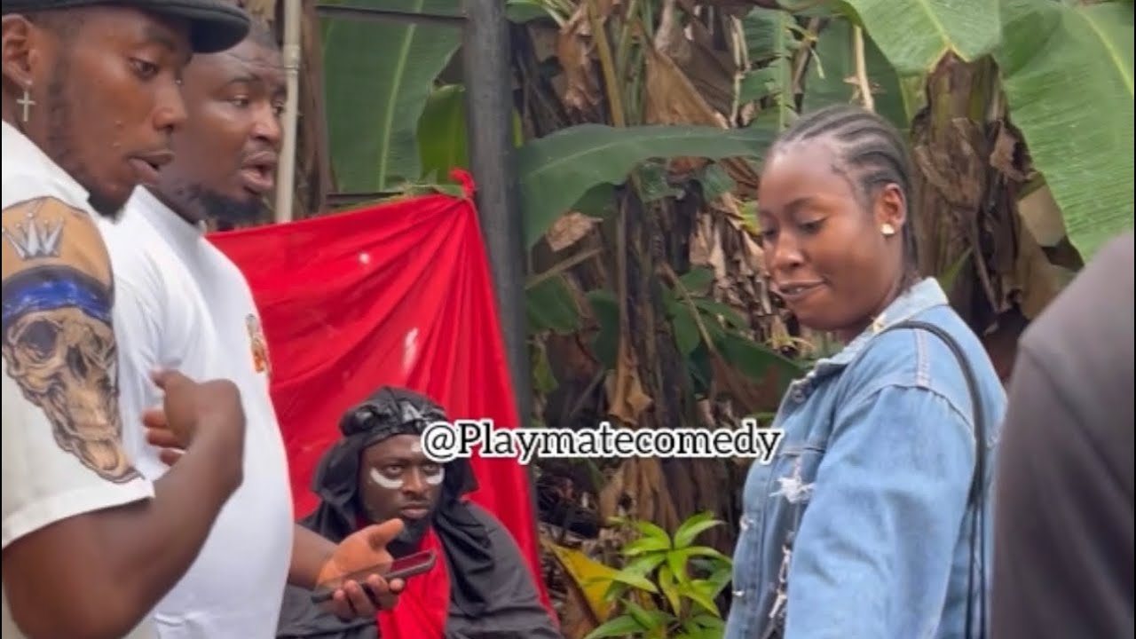 She was caught on the bed with a native doctor ( Prank video )