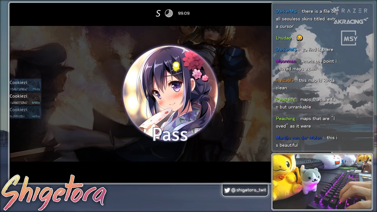 Cookiezi | Presti - Veritas [Eris] +HD,HR | 816/1027x 3xMiss 98.43% | Livestream w/Chat!