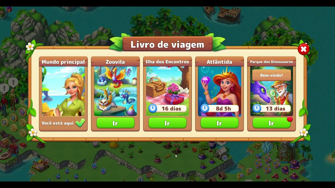 Tropical Merge - Parque dos dinossauros