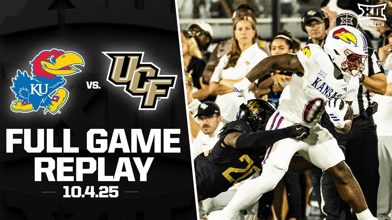 Kansas vs. UCF Football Full Game Replay (10.4.25) | 2025 Big 12 Football