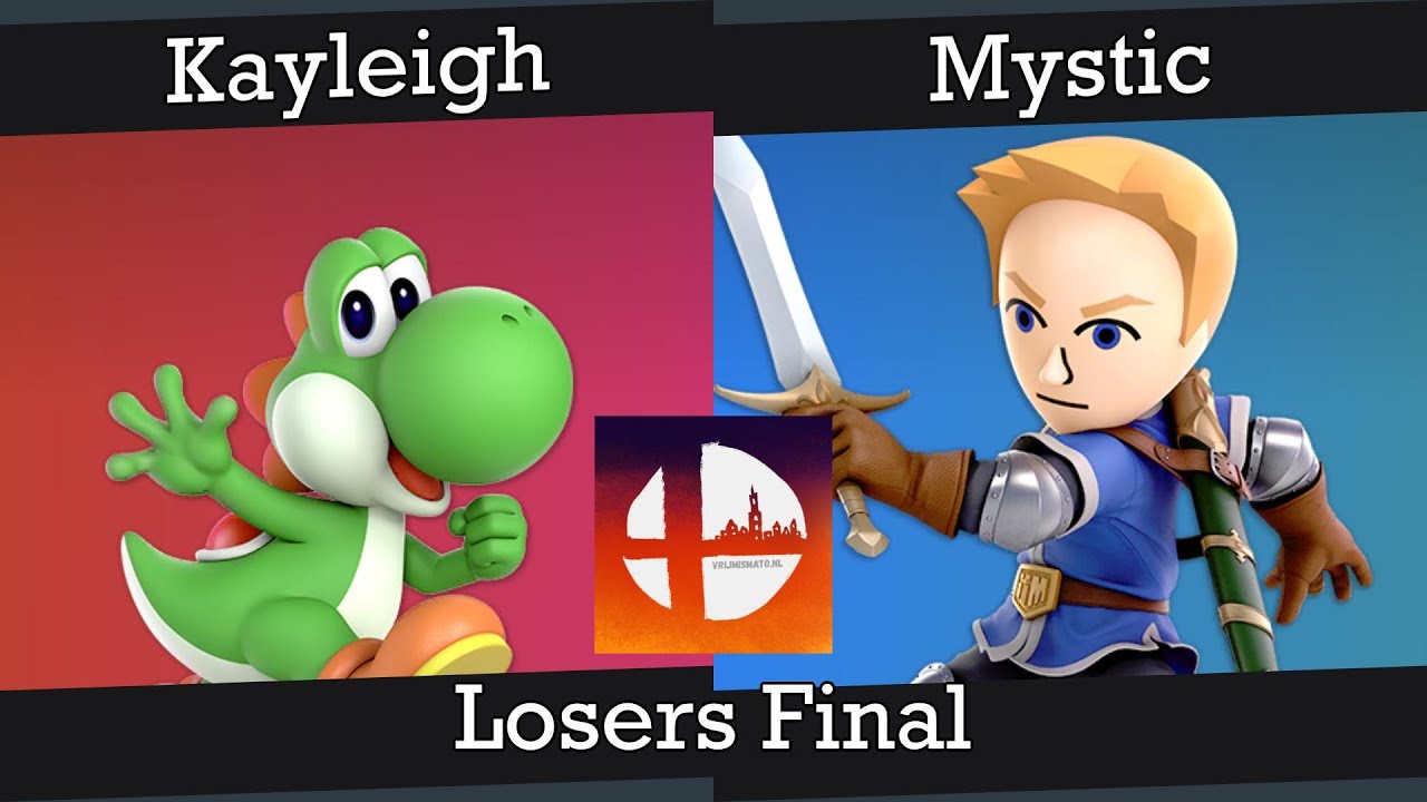 VrijMiSmaTo 1: Kayleigh (Yoshi) vs Mystic (Aegis, Mii swordfighter) Losers Final