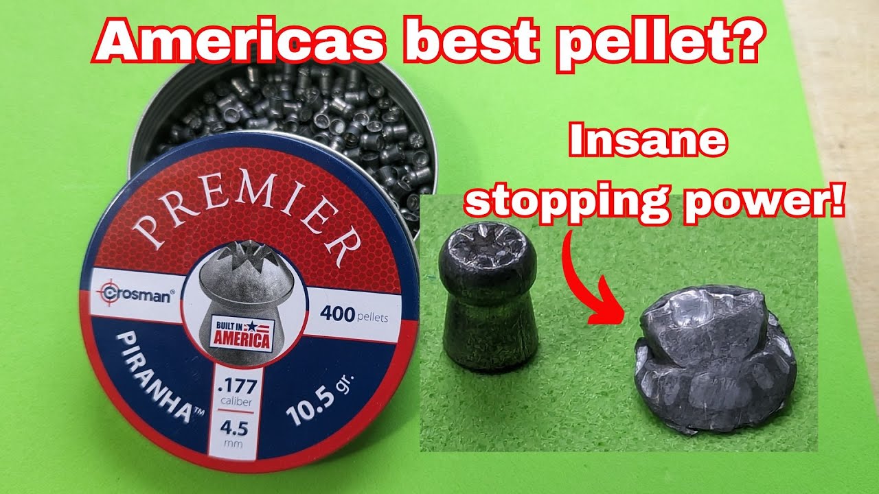 Crosman piranha hunting pellets are wild!