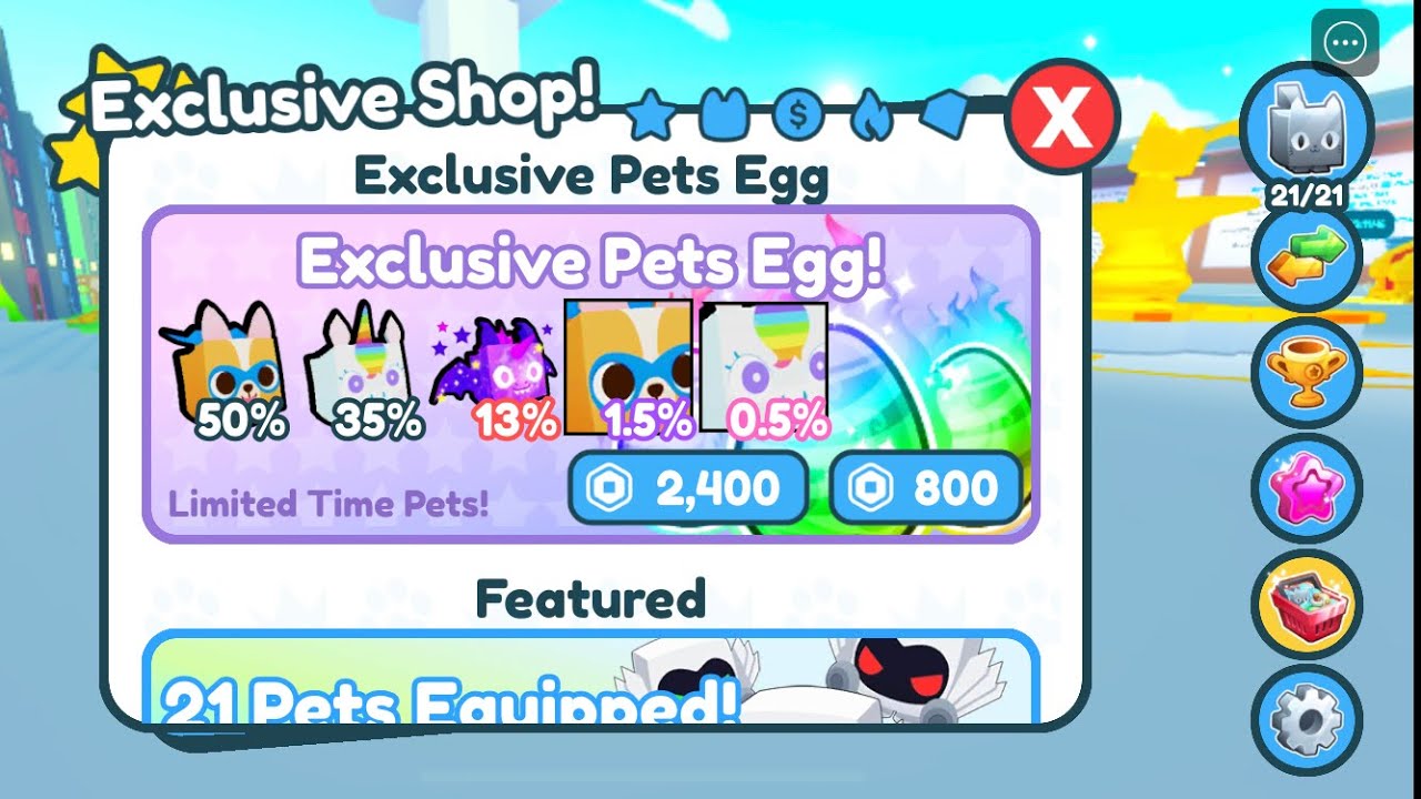 Spending 800 robux on the exclusive egg