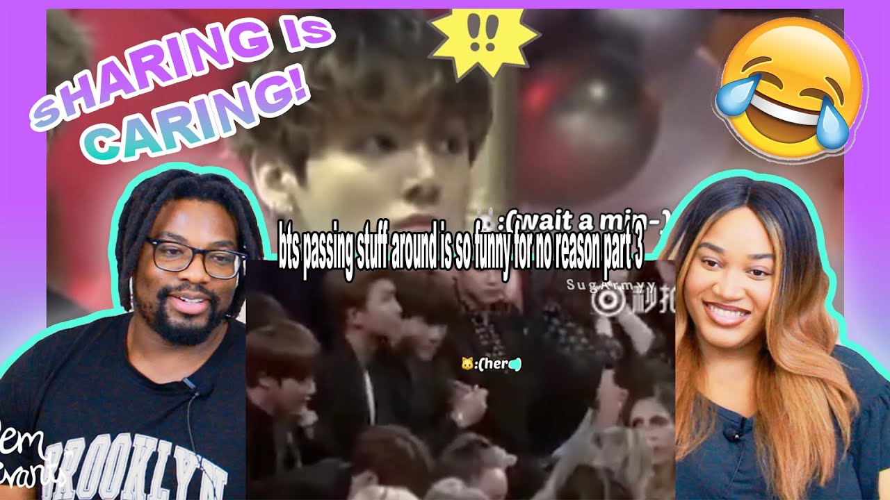 bts passing stuff around is so funny for no reason part 3| REACTION