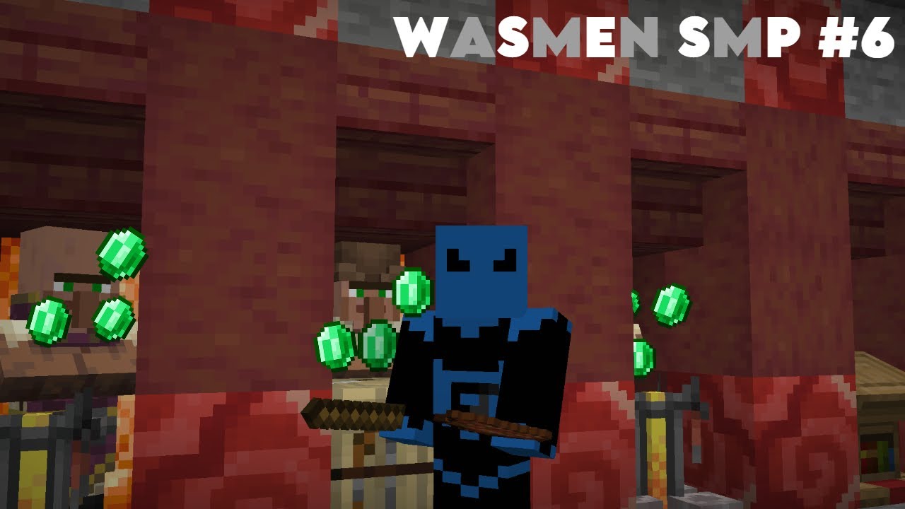 Ik buit villagers uit voor emeralds - WasmenSMP #6