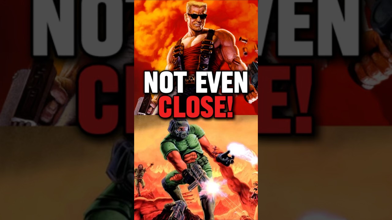Почему Doom Guy против Duke Nukem даже близко не стоит #игры #doom #видеоигры #против #битва #doo...