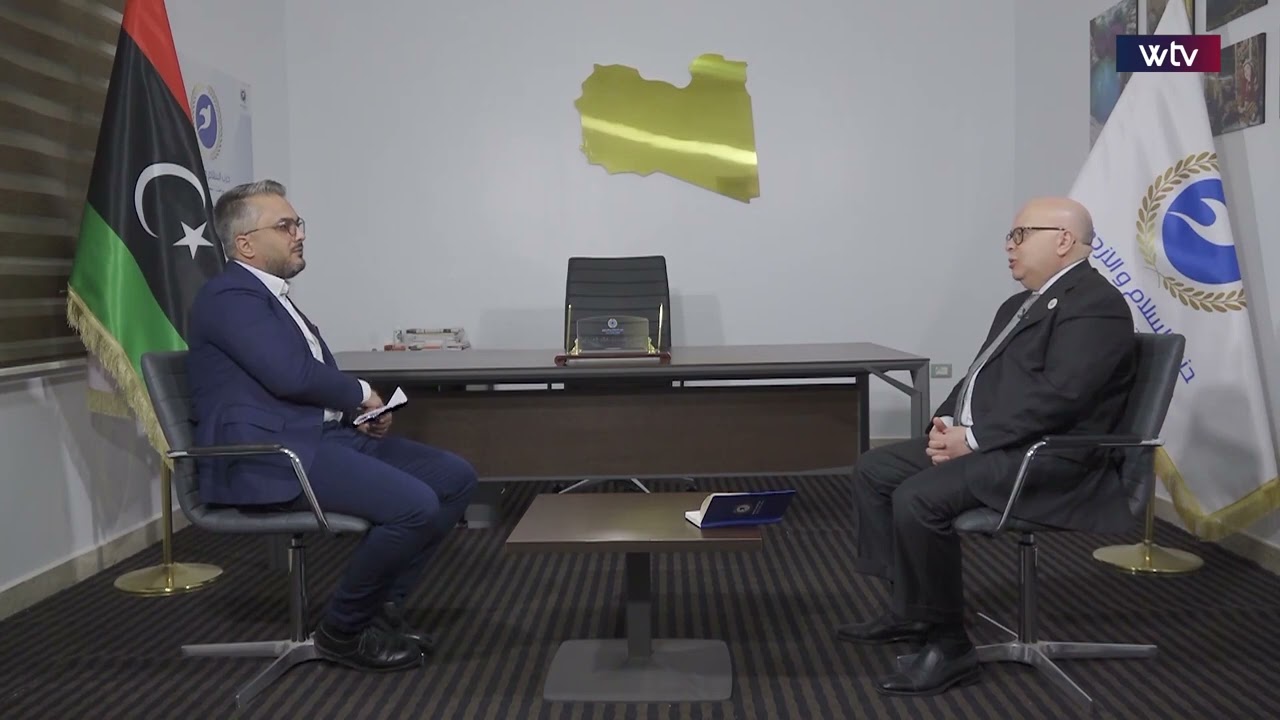 فلوسنا |  حوار خاص مع رئيس حزب السلام والازدهار المهندس محمد الغويل