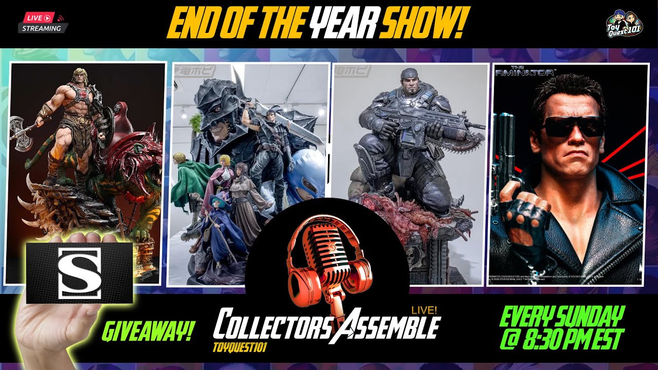 🟢 Ep116 | Giveaway | Prime1Studio | Inart | Collectibles | ToyQuest101 Collectors Assemble Live!